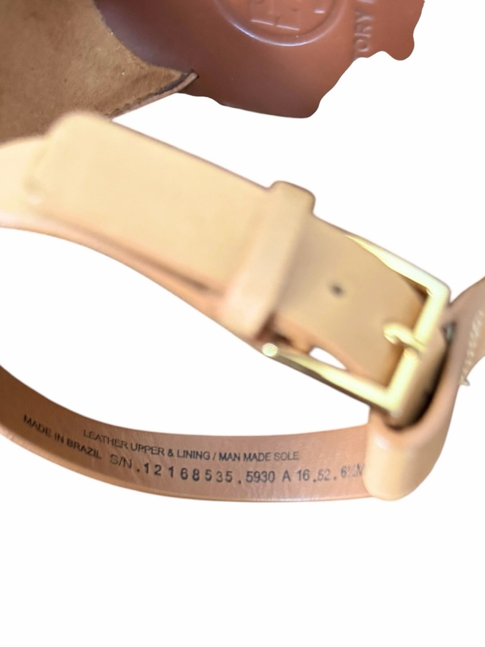 Tory Burch Leather Wedge Sandals - Picture 7 of 7